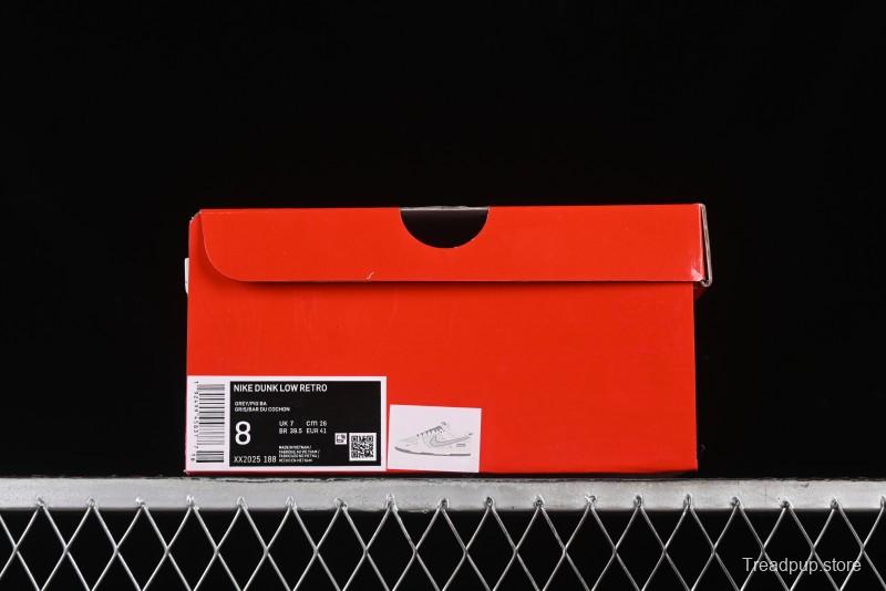 Nike SB Dunk Low Supreme Collaboration - Beige Grey Pig Anniversary High-End Custom Low-Top Casual Skate Shoes - XX2025-188