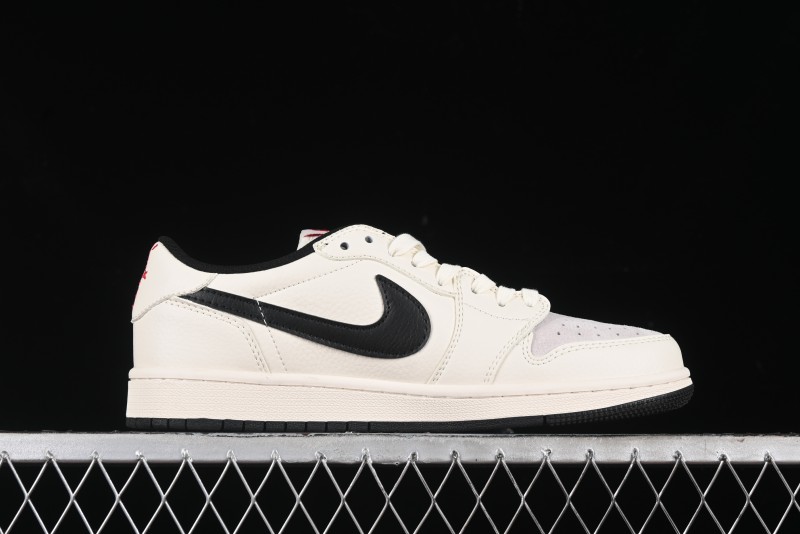 Nike Travis Scott x Fragment Design x Air Jordan 1 Low OG SP AJ1 Supreme Collaboration - LJ5188-023