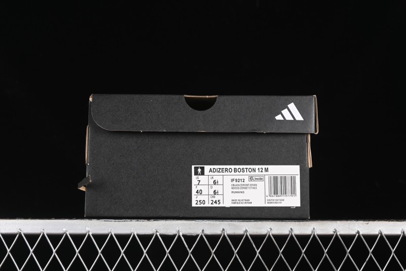Adidas Adizero Boston 12 M Running Shoes with Lightstrike Pro and ENERGYROD for Enhanced Performance - IF9212