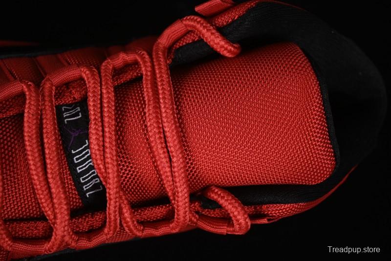 Nike Air Jordan 11 Retro High Top Basketball Shoes in Black/Red - CT8012-600