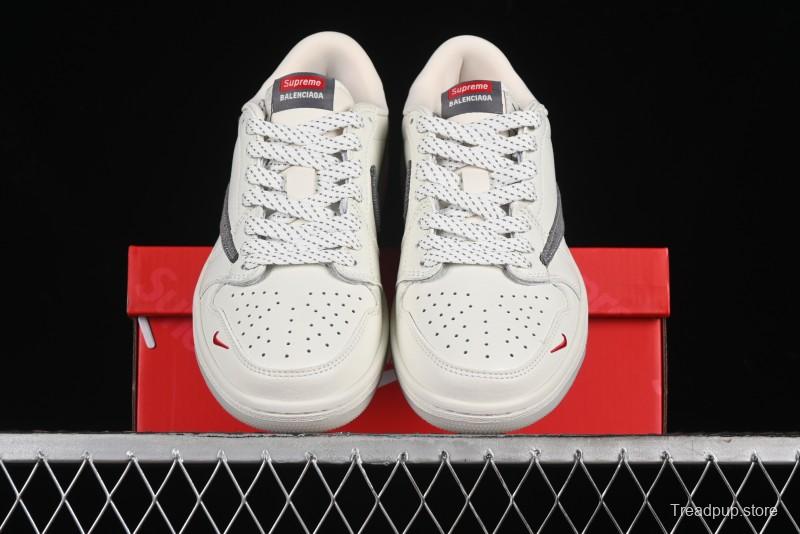 Nike Travis Scott x Fragment Design x Air Jordan 1 Low OG SP AJ1 Supreme Balenciaga Collaboration - JH6088-6