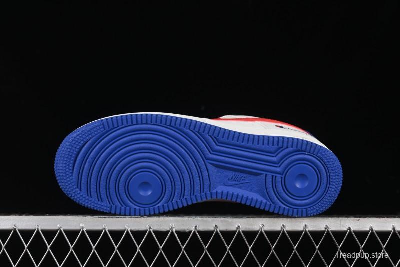 Nike Air Force 1 '07 Low Champion Collaboration - Blue White Red Low-Top Casual Sneakers - KK1988-002