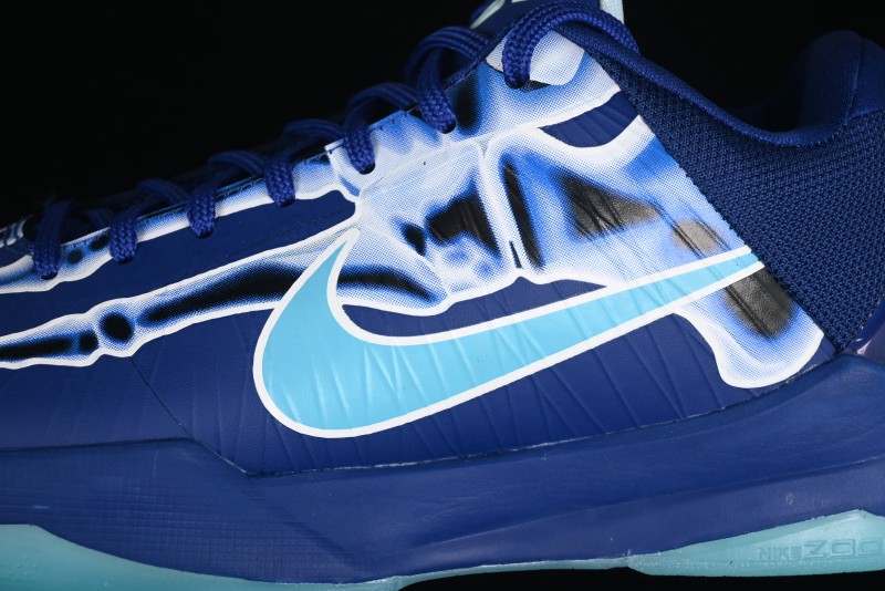 Nike Zoom Kobe 5 X-ray Halloween Glow-in-the-Dark Professional Basketball Shoes - HJ4303-400