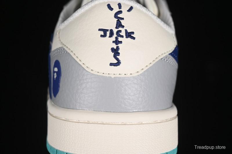 Nike Travis Scott x Fragment Design x Air Jordan 1 Low OG SP AJ1 Bape Collaboration - LJ5188-021