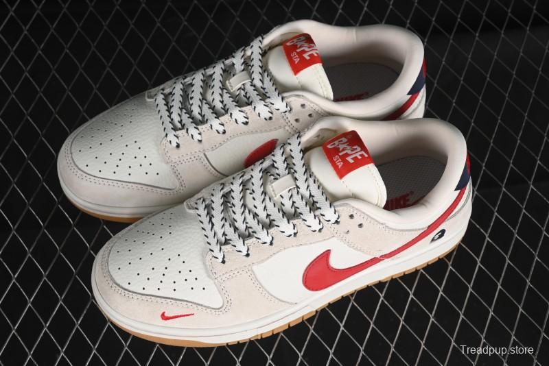 Nike SB Dunk Low BAPE Collaboration Anniversary Edition Custom Low-Top Casual Sneakers - CH6336-228