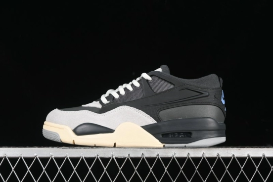 Nike Air Jordan 4 Remastered Sneakers in Black Grey - FQ7938-002