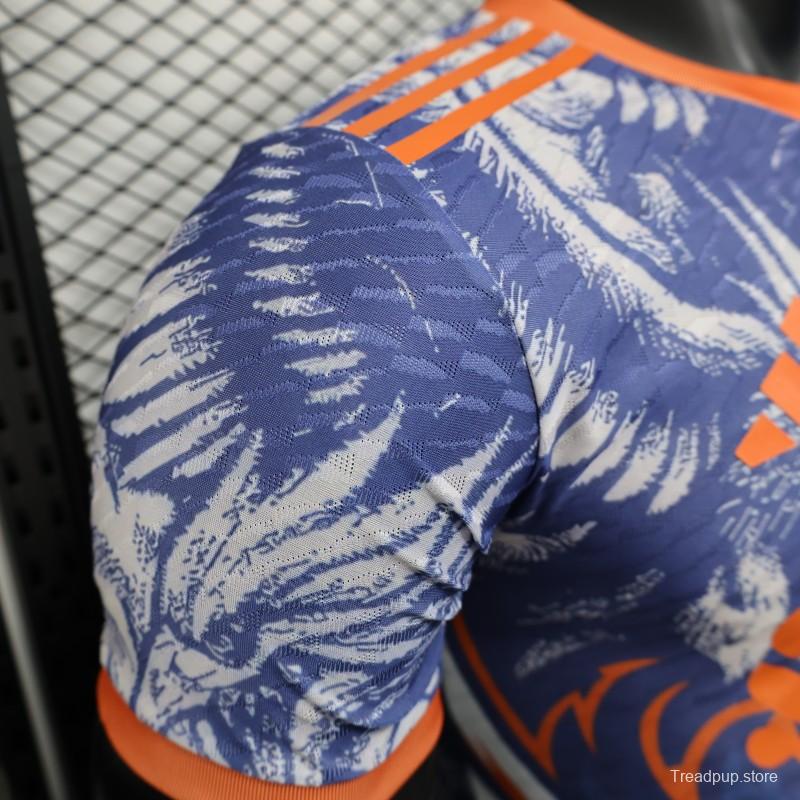 Player Version 25/26 Liverpool Blue with Orange Flaming Bird Special Jersey