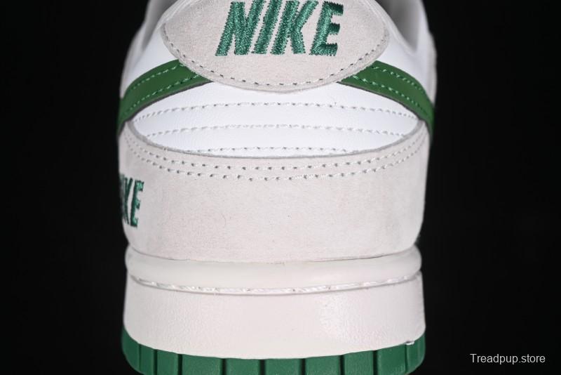 Nike SB Dunk Low Anniversary Customized Casual Sneakers with Green Swoosh - KK1888-013
