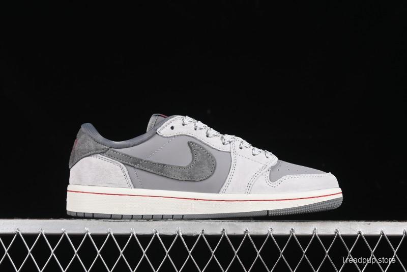 Nike Travis Scott x Fragment Design x Air Jordan 1 Low OG SP AJ1 Supreme Collaboration - JH6089-005