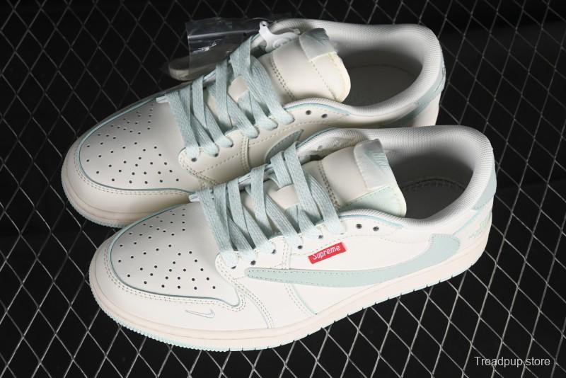 Nike Travis Scott x Fragment Design x Air Jordan 1 Low OG SP AJ1 Supreme North Face Collaboration - XZ5158-001
