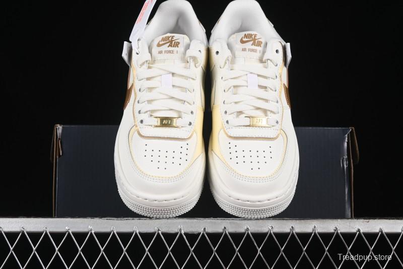 Nike Air Force 1 Shadow Lightweight Lifting Low-Top Casual Sneakers - DZ1847-108