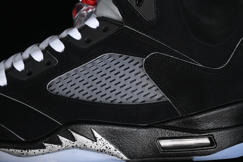 Nike Air Jordan 5 Retro Black Metallic Reimagined Basketball Shoes - HF3975-001