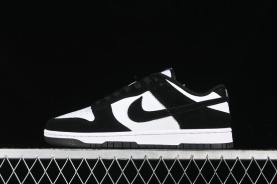 Nike Dunk Low Suede Panda Casual Sneakers - FQ8249-100