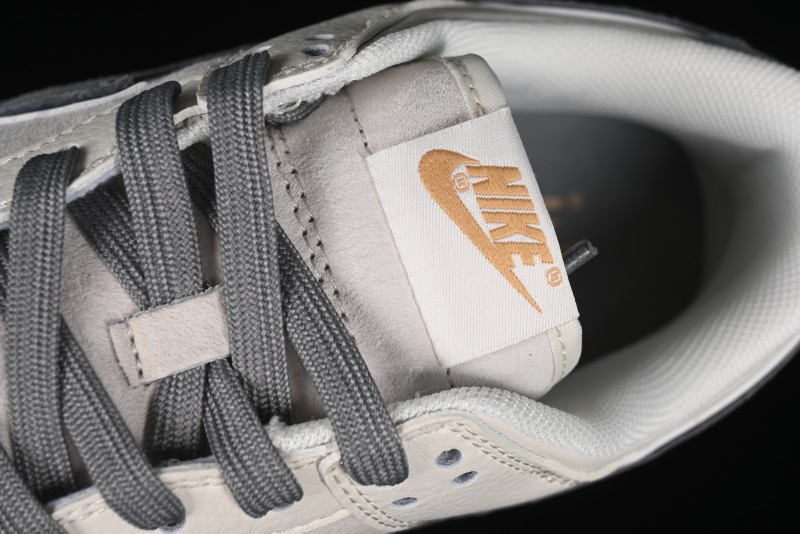 Nike SB Dunk Low Stussy Collaboration - Off White Grey Pig Anniversary Custom Low-Top Casual Skate Shoes - XX2025-888