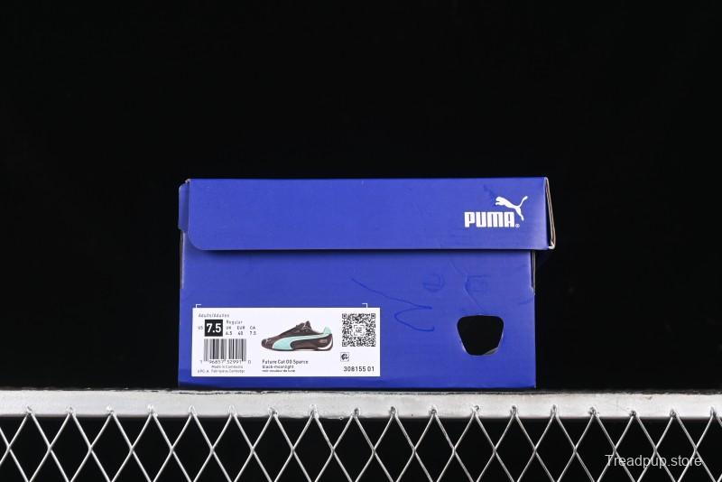 Puma Sparco Future Round Toe Lace-Up Leather Fabric Low-Top Lifestyle Casual Shoes - 308155-01
