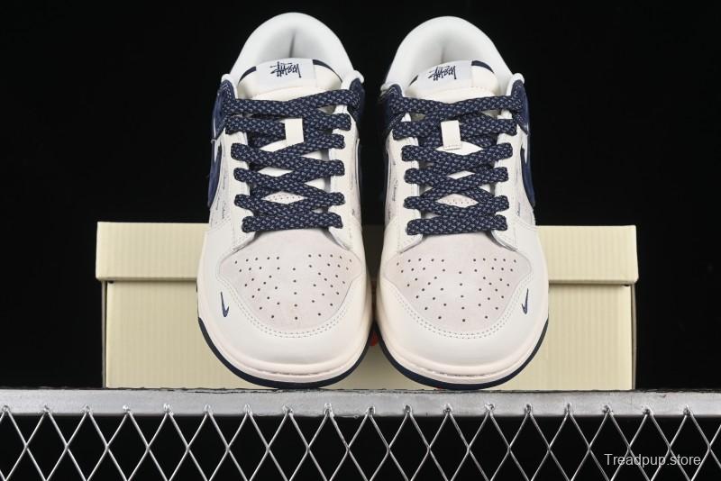 Nike SB Dunk Low Stussy Anniversary Edition Custom Premium Low-Top Skateboarding Shoes - XX2025-609