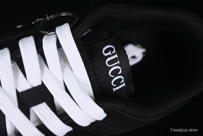 Nike SB Dunk Low Gucci Collaboration Dark Floral Pattern Anniversary Custom Low-Top Casual Sneakers - FC1688-140