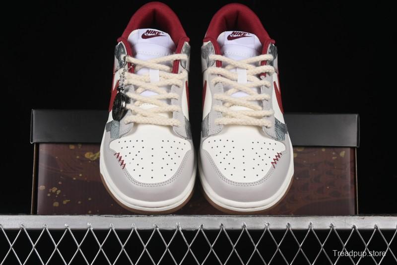 Nike Dunk Low Casual Sneakers with Chinese Style Gradient Design - FB7160-161