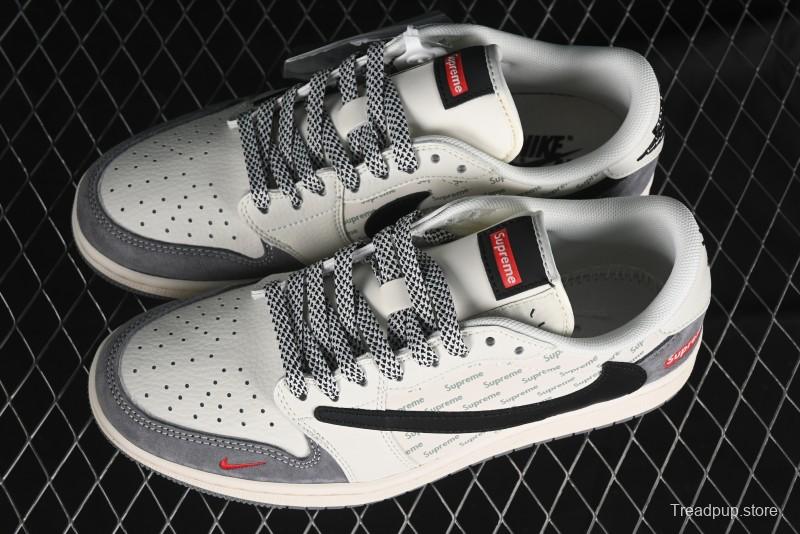 Nike Travis Scott x Fragment Design x Air Jordan 1 Low OG SP AJ1 Supreme Collaboration - XY2688-120