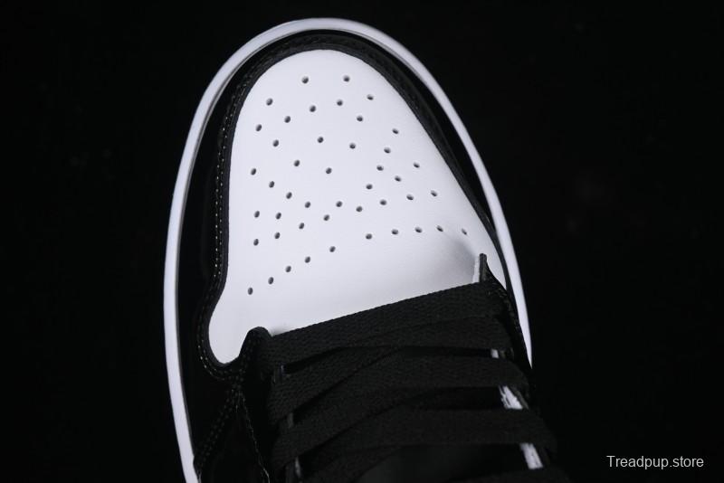 Nike Air Jordan 1 Mid Basketball Shoes White Black Silver - HV0789-010