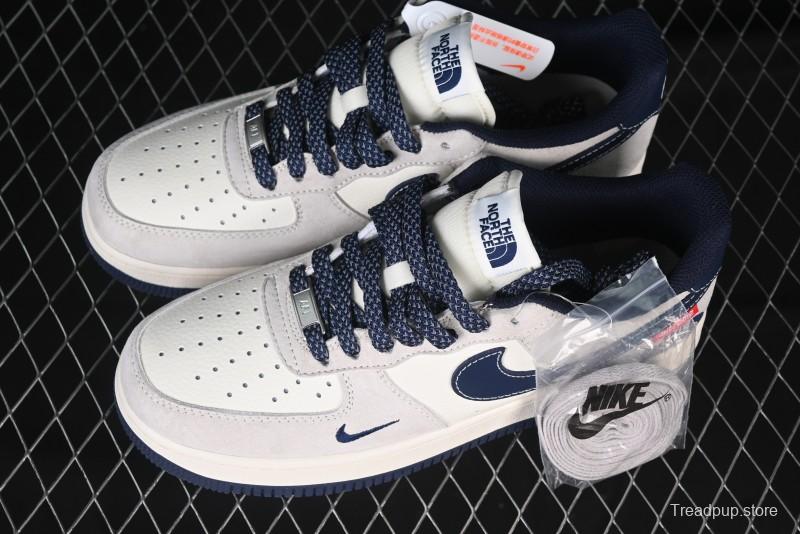 Nike Air Force 1 '07 Low Supreme The North Face Collaboration - Pig Eight Navy Blue Casual Sneakers - XZ6188-118