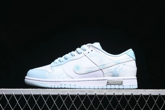 Nike Dunk Low Year of the Dragon Limited Edition Imperial Blue and White Porcelain Low-Top Casual Sneakers - DV0833-104