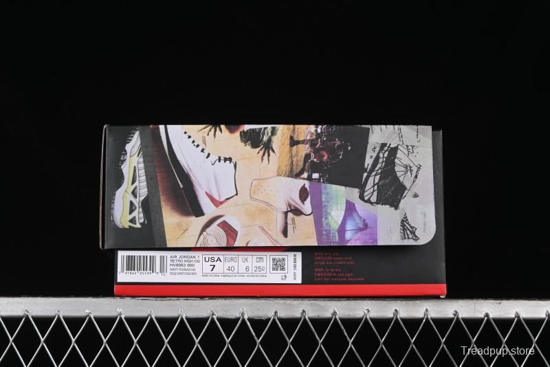 Nike Union x Air Jordan 1 Retro High Basketball Shoes with Chicago-Inspired Colorway - HV8563-600