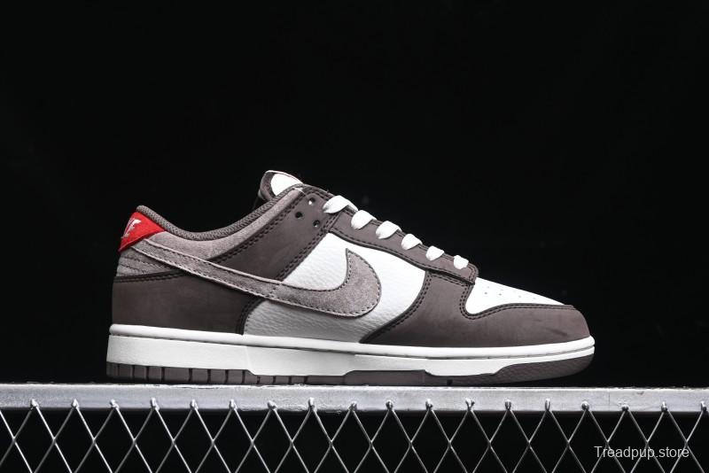 Nike SB Dunk Low Stussy Collaboration - Beige Brown Swoosh Anniversary High-End Custom Low-Top Casual Skate Shoes - SF1029-408