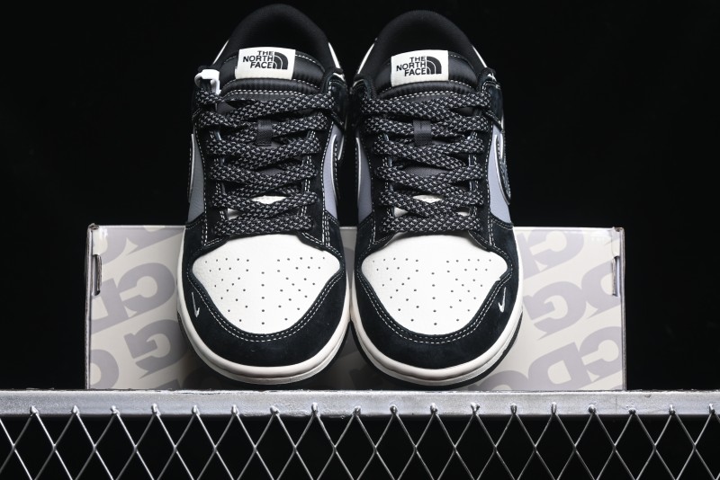 Nike SB Dunk Low The North Face Collaboration - EDG Print Anniversary Customized Low-Top Casual Sneakers - XS1086-005