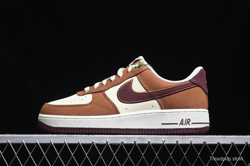 Nike Air Force 1 '07 Low Casual Sneakers with Full-Length Air Cushion - FQ8713-200