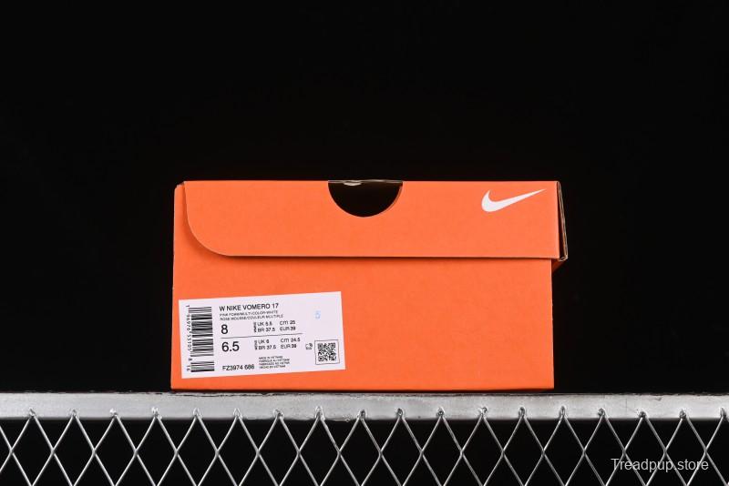 Nike Air Zoom Vomero 17 Summer 2024 Cushioned Casual Running Shoes with Zoom Air Unit - FZ3974-686