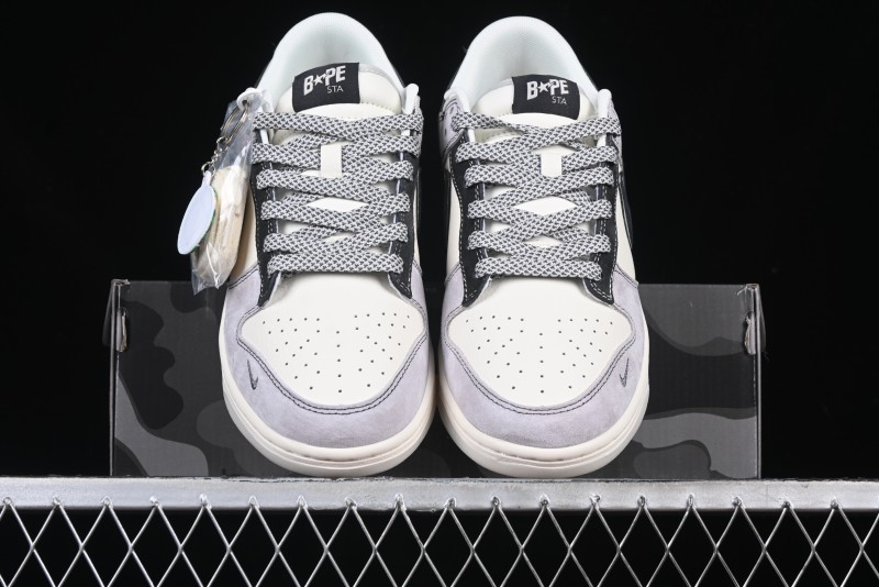 Nike SB Dunk Low BAPE Collaboration Anniversary Customized Low-Top Casual Sneakers - DM6868-031