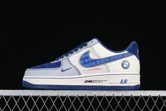 Nike Air Force 1 '07 Low BMW Collaboration Sky Blue White Low-Top Casual Sneakers - DM6688-017