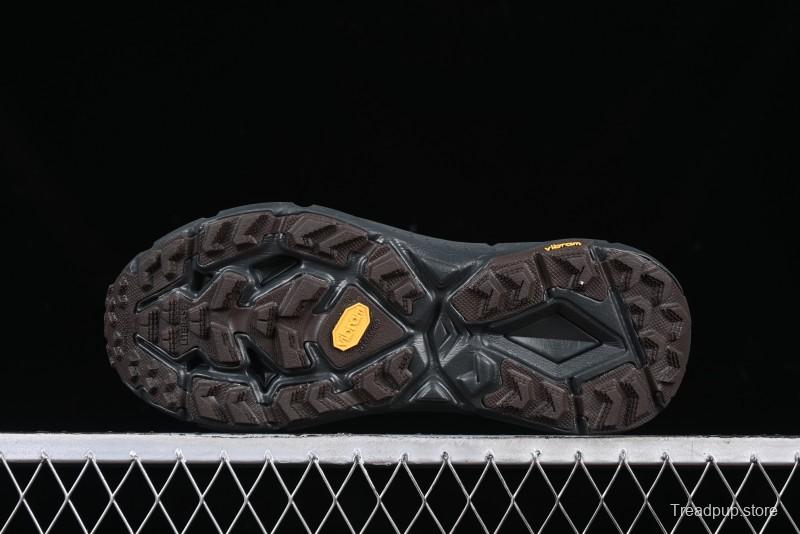 HOKA ONE ONE Satisfy Running Mafate Trail Low-Cut Cushioned Outdoor Hiking Shoes - 1157050 COFF