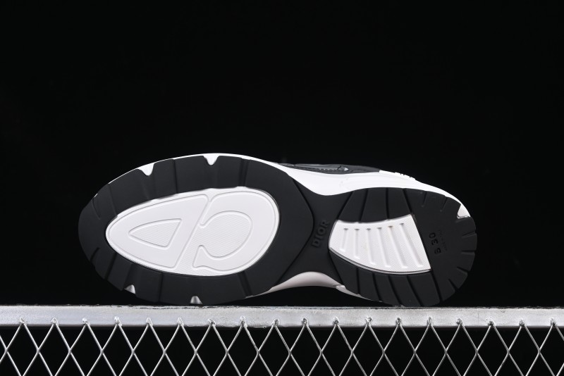 Dior B30 Sneakers with Reflective CD30 Logo and Lightweight Rubber Sole - CD30
