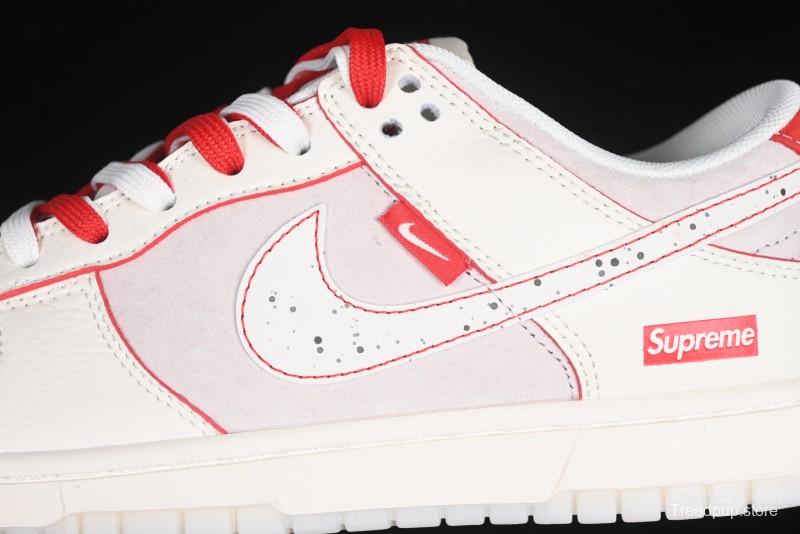 Nike SB Dunk Low Supreme Collaboration Anniversary Custom Low-Top Casual Sneakers - DM6868-033