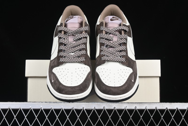 Nike SB Dunk Low The North Face Collaboration Black Brown Anniversary High-End Custom Low-Top Casual Skate Shoes - DJ2024-058
