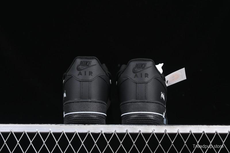 Nike Air Force 1 '07 Low Panda Smiley Low-Top Casual Sneakers - CV9879-542