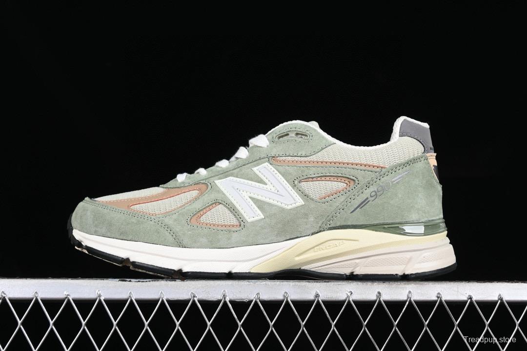 New Balance 990 Series Premium Retro Running Shoes with Carbon Fiber Midsole - M990GT4