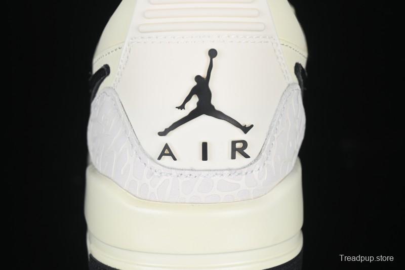 Nike Air Jordan Legacy AJ312 Low Top Sneakers with Velcro Strap and Triple Design - HV1807-101