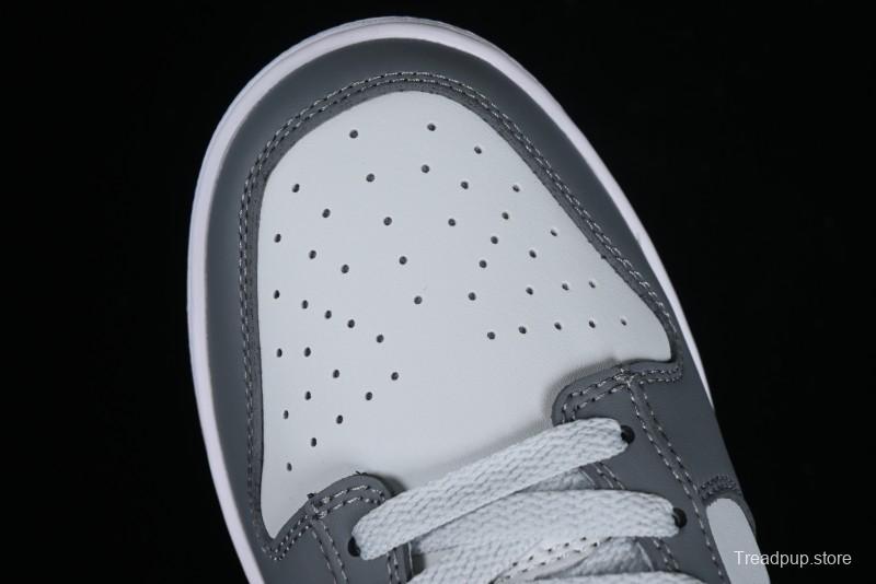 Nike Dunk Low SB Skateboarding Shoes in White Blue Grey - FB9109-001