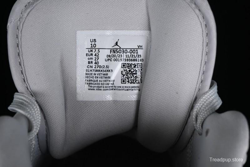 Nike Air Jordan 1 Low "Metallic Silver" Casual Sneakers with Metallic Finish - FN5030-001