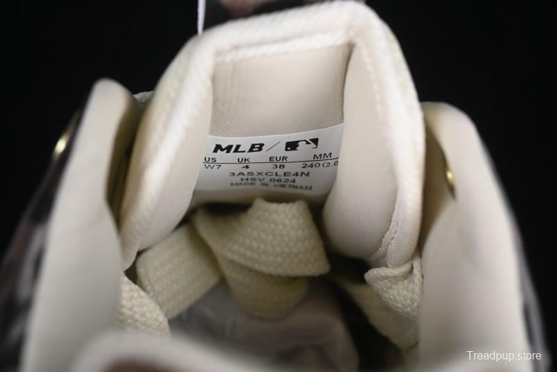 New York Yankees Chunky Liner Lux Leopard Thick Sole Casual Running Shoes - 3ASXCLE4N43BGS