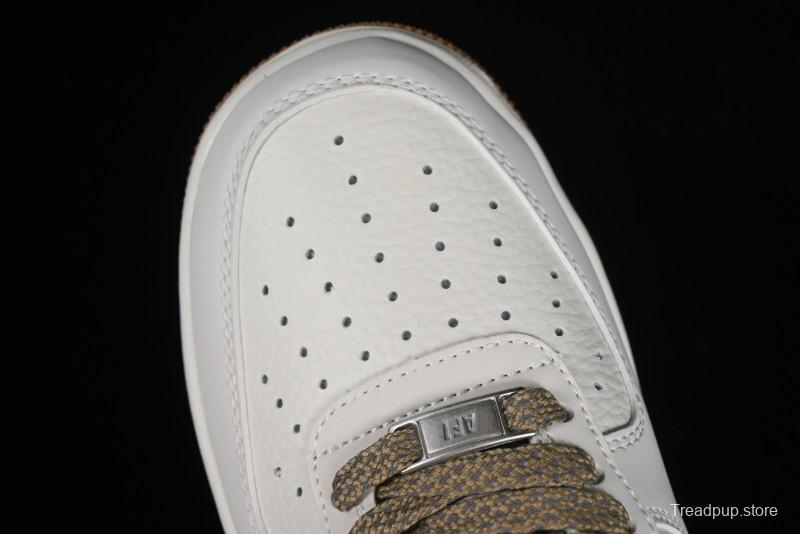 Supreme x Nike Air Force 1 '07 Low Skateboarding Shoes - Coffee Brown - HD1968-019