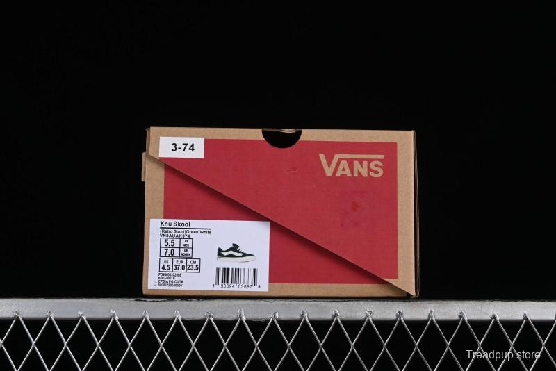 Vans Classics Knu Skool Green Platform Sneakers - VN0AUAK374