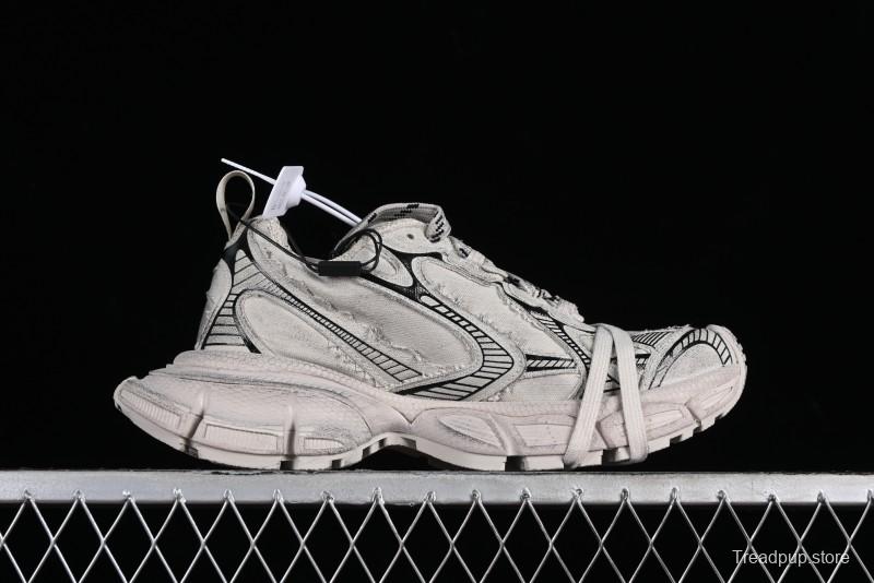 Balenciaga Phantom Sneaker 10th Generation Trend Running Shoes with Transparent Heel Strap - W3XDC2002