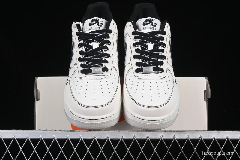 Nike Air Force 1 '07 Low Collaboration Sneakers with Black Stitch Dual-Color Sole - CH6336-515