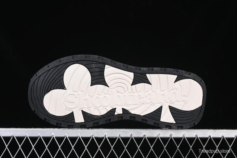 Shoot Brand Replay Black Plum Retro Comfort Leather Anti-Slip Platform Low-Top Casual Sneakers - AJD4