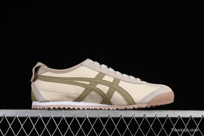 Onitsuka Tiger Mexico 66 Low-Top Leather Casual Running Shoes - 1183C076-101