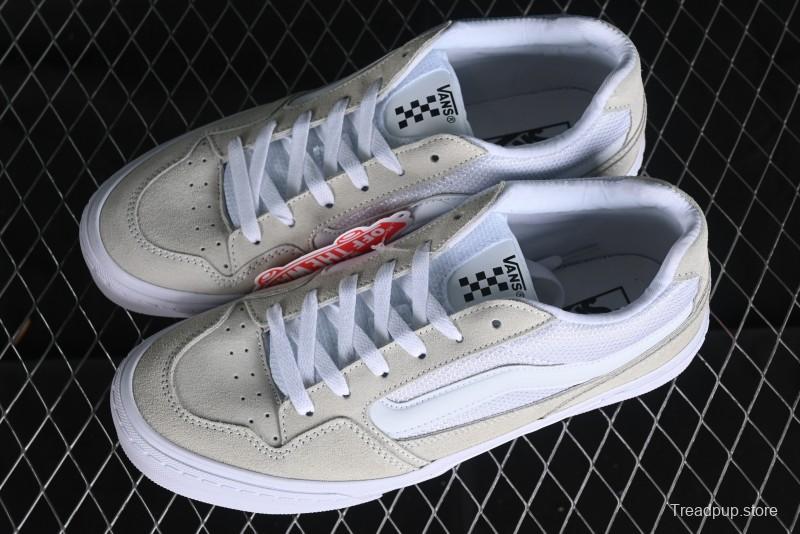 Vans Caldrone Chunky Retro Sneakers in White with Enhanced Cushioning - VN0007P9WHT